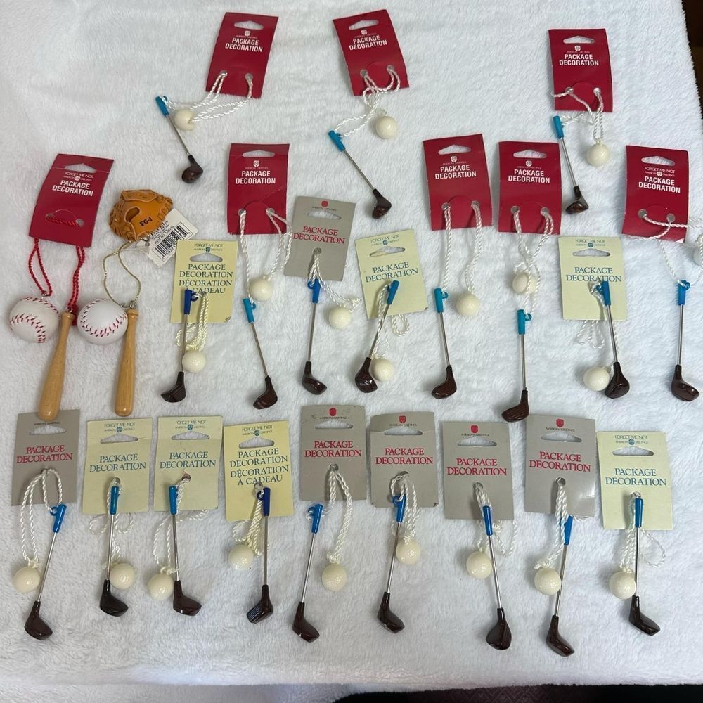 J288 Bulk Bundle of 22 NWT American Greetings Package Decorations